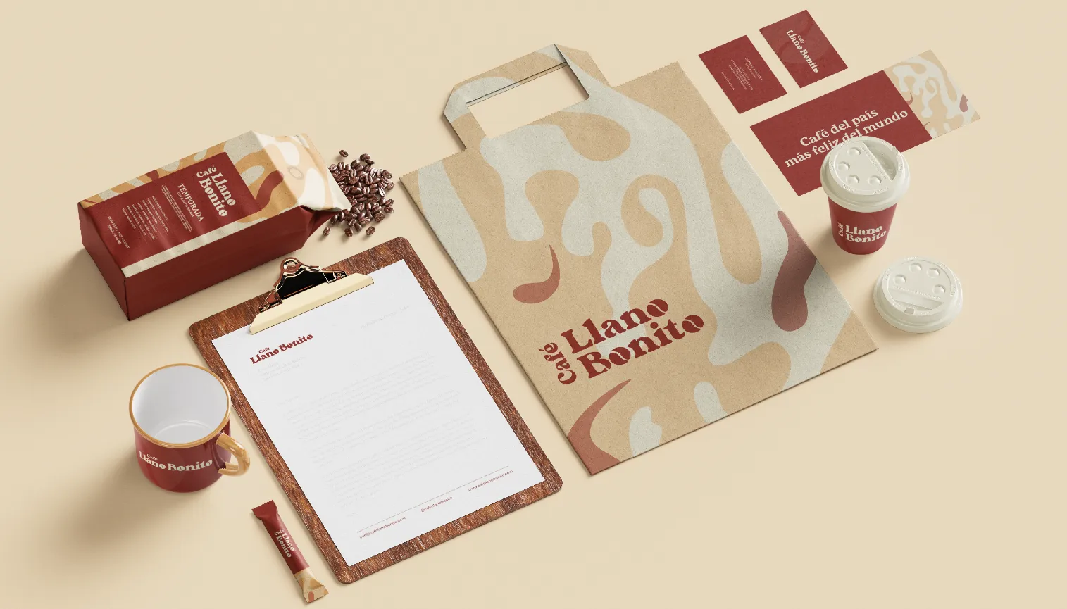 Cafe Llano Bonito diseno grafico costa rica