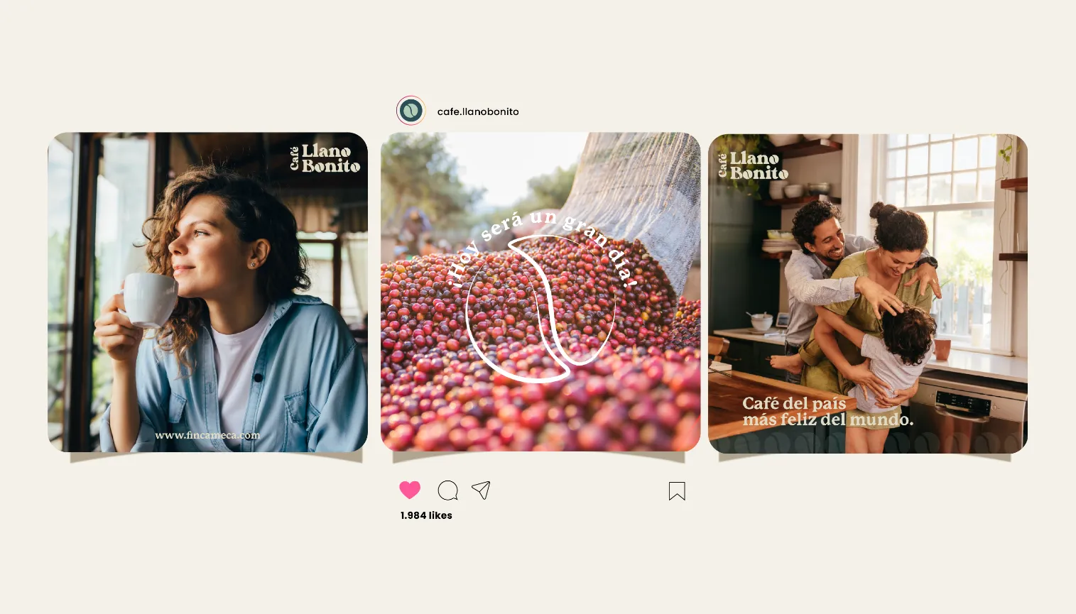 Cafe Llano Bonito redes sociales costa rica