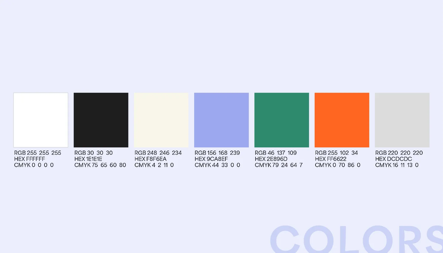 Turnkey paleta colores costa rica